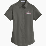 ARP HIGH SCHOOL TIGERS <span class="pdp-name-mascot">ARP TIGERS</span> Port Authority Women's Short Sleeve SuperPro Twill Shirt Front Thumbnail