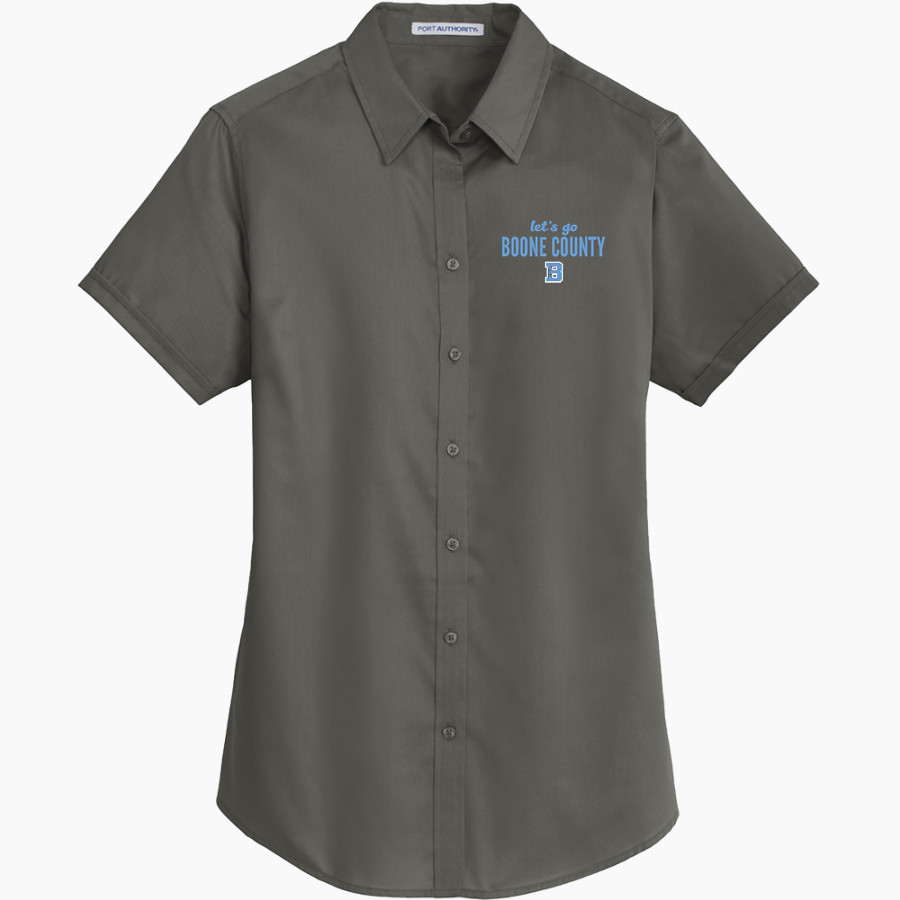 Boone County Rebels <span class="pdp-name-mascot">Boone County Rebels</span> Port Authority Women's Short Sleeve SuperPro Twill Shirt