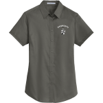 Fenwick Friars The Official Online Store <span class="pdp-name-mascot">Fenwick Friars</span> Port Authority Women's Short Sleeve SuperPro Twill Shirt Front Thumbnail