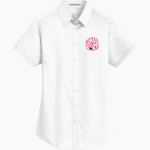BOLD HIGH SCHOOL WARRIORS <span class="pdp-name-mascot">BOLD WARRIORS</span> Port Authority Women's Short Sleeve SuperPro Twill Shirt Front Thumbnail