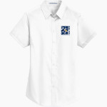 Cape Fear Colts <span class="pdp-name-mascot">Cape Fear Colts</span> Port Authority Women's Short Sleeve SuperPro Twill Shirt Front Thumbnail