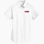 WESTWOOD HIGH SCHOOL PATRIOTS Port Authority Women's Short Sleeve SuperPro Twill Shirt Front Thumbnail
