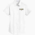 CULLMAN HIGH SCHOOL BEARCATS <span class="pdp-name-mascot">CULLMAN BEARCATS</span> Port Authority Women's Short Sleeve SuperPro Twill Shirt Front Thumbnail