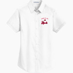 Maine South Hawks Port Authority Women's Short Sleeve SuperPro Twill Shirt Front Thumbnail