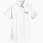 Maple River Eagles <span class="pdp-name-mascot">Maple River Eagles</span> Port Authority Women's Short Sleeve SuperPro Twill Shirt Front Thumbnail