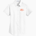 Frost Vikings <span class="pdp-name-mascot">Frost Vikings</span> Port Authority Women's Short Sleeve SuperPro Twill Shirt Front Thumbnail