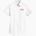 BEDFORD SCHOOLS KICKING MULES <span class="pdp-name-mascot">BEDFORD PUBLIC KICKING MULES</span> Port Authority Women's Short Sleeve SuperPro Twill Shirt Front Thumbnail