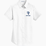 OLDENBURG ACADEMY TWISTERS <span class="pdp-name-mascot">OLDENBURG ACADEMY TWISTERS</span> Port Authority Women's Short Sleeve SuperPro Twill Shirt Front Thumbnail