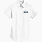 VISTA DEL LAGO HIGH SCHOOL EAGLES <span class="pdp-name-mascot">VISTA DEL LAGO EAGLES</span> Port Authority Women's Short Sleeve SuperPro Twill Shirt Front Thumbnail