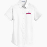 WEBB CITY HIGH SCHOOL CARDINALS Port Authority Women's Short Sleeve SuperPro Twill Shirt Front Thumbnail