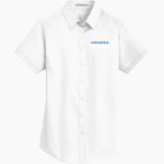 BARTLESVILLE HIGH SCHOOL BRUINS <span class="pdp-name-mascot">BARTLESVILLE BRUINS</span> Port Authority Women's Short Sleeve SuperPro Twill Shirt Front Thumbnail