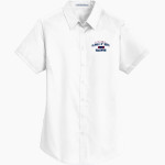 Classical Of Wichita Saints <span class="pdp-name-mascot">Classical Of Wichita Saints</span> Port Authority Women's Short Sleeve SuperPro Twill Shirt Front Thumbnail