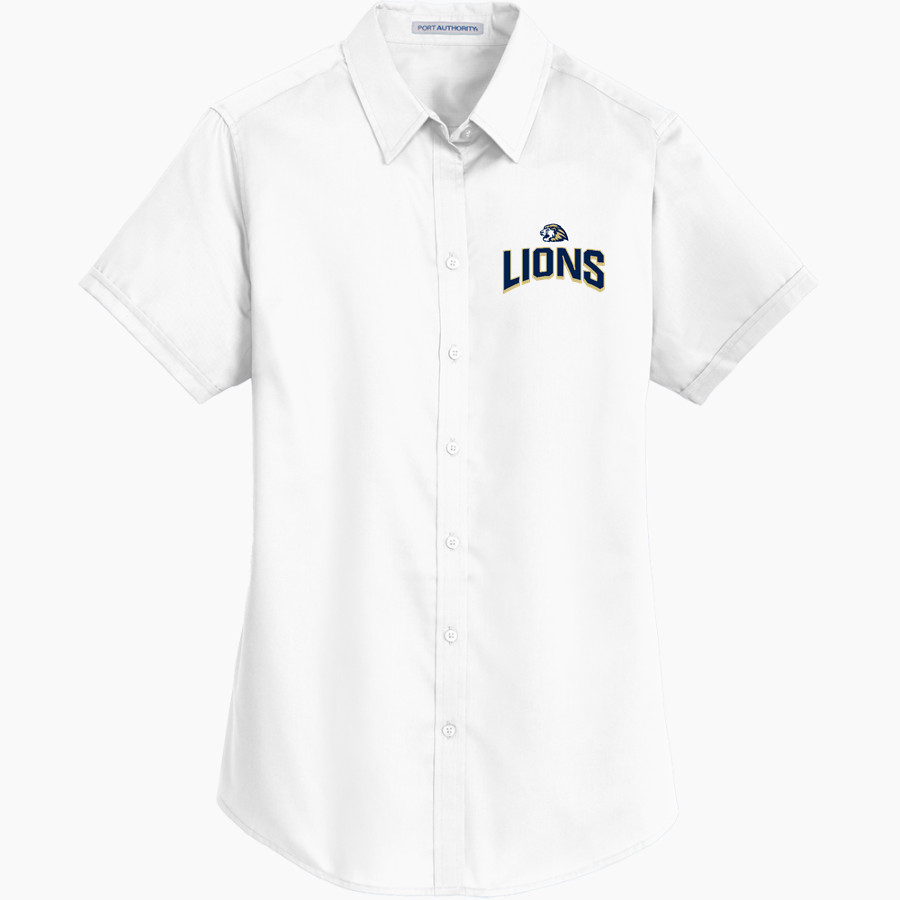 Calvary Lions <span class="pdp-name-mascot">Calvary Lions</span> Port Authority Women's Short Sleeve SuperPro Twill Shirt
