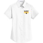 Worth Rams <span class="pdp-name-mascot">Worth Rams</span> Port Authority Women's Short Sleeve SuperPro Twill Shirt Front Thumbnail