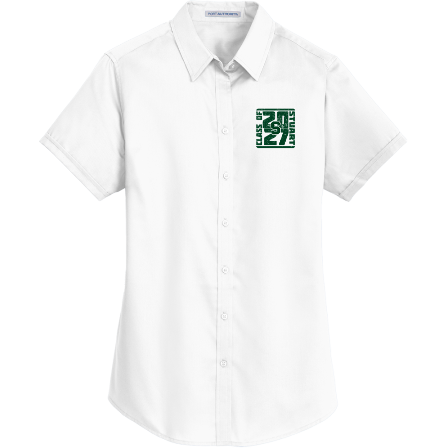 Stuart Athletics <span class="pdp-name-mascot">Stuart Country Day Tartans</span> Port Authority Women's Short Sleeve SuperPro Twill Shirt
