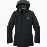 OLQA Angels Port Authority Women's C-FREE Rain Jacket Front Thumbnail