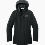 Des Moines Gators Gators <span class="pdp-name-mascot">Des Moines Gators Gators</span> Port Authority Women's C-FREE Rain Jacket Front Thumbnail
