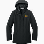 DEFOREST HIGH SCHOOL NORSKIES Port Authority Women's C-FREE Rain Jacket Front Thumbnail