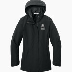 Porter Pandas official sideline store <span class="pdp-name-mascot">Porter Elementary School Pandas</span> Port Authority Women's C-FREE Rain Jacket Front Thumbnail