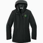 NOTRE DAME HIGH SCHOOL GREEN KNIGHTS <span class="pdp-name-mascot">NOTRE DAME GREEN KNIGHTS</span> Port Authority Women's C-FREE Rain Jacket Front Thumbnail