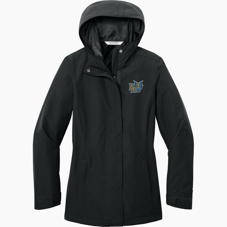 BACON ACADEMY BOBCATS Port Authority Women's C-FREE Rain Jacket