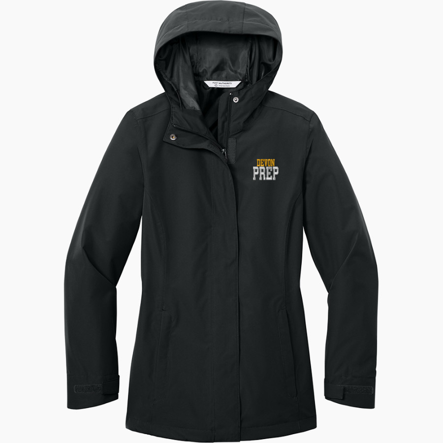 Devon Prep <span class="pdp-name-mascot">Devon Tide</span> Port Authority Women's C-FREE Rain Jacket