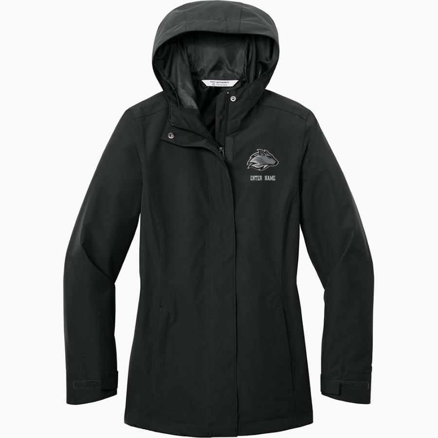 Laconia Christian Academy Timberwolves Port Authority Women's C-FREE Rain Jacket