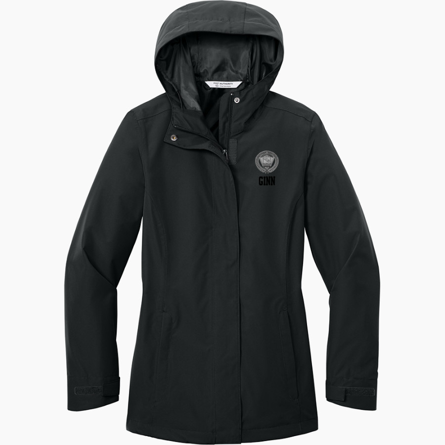GINN ACADEMY CRAZYLEGS <span class="pdp-name-mascot">GINN CRAZYLEGS</span> Port Authority Women's C-FREE Rain Jacket