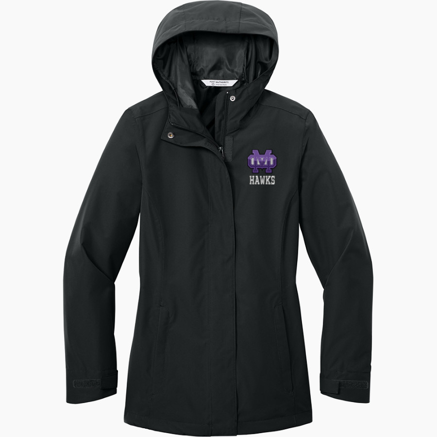MISSION OAK HIGH SCHOOL HAWKS <span class="pdp-name-mascot">MISSION OAK HAWKS</span> Port Authority Women's C-FREE Rain Jacket