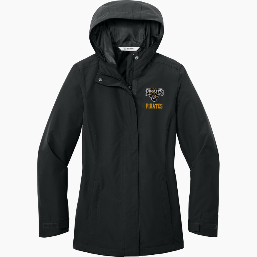 CRANDALL HIGH SCHOOL PIRATES Port Authority Women's C-FREE Rain Jacket