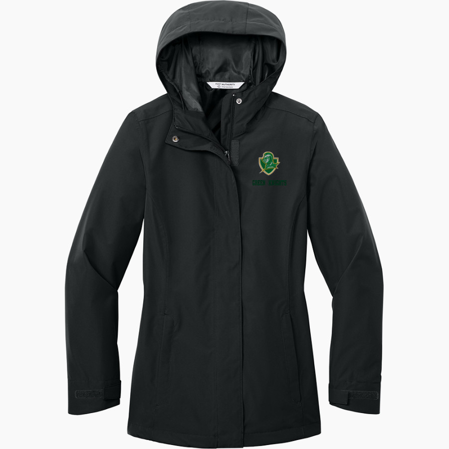 NOTRE DAME HIGH SCHOOL GREEN KNIGHTS <span class="pdp-name-mascot">NOTRE DAME GREEN KNIGHTS</span> Port Authority Women's C-FREE Rain Jacket
