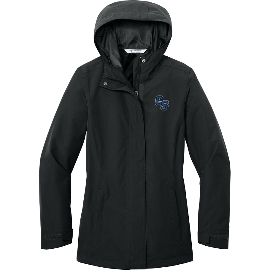 CHINA SPRING HIGH SCHOOL COUGARS <span class="pdp-name-mascot">CHINA SPRING COUGARS</span> Port Authority Women's C-FREE Rain Jacket
