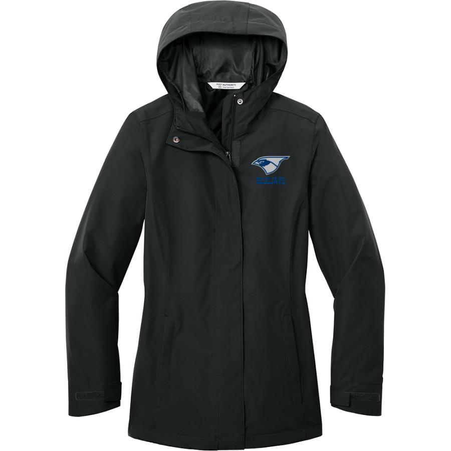 PETERSBURG PORTA HIGH SCHOOL BLUEJAYS <span class="pdp-name-mascot">PETERSBURG PORTA BLUEJAYS</span> Port Authority Women's C-FREE Rain Jacket
