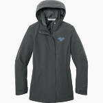 CCSU Blue Devils Port Authority Women's C-FREE Rain Jacket Front Thumbnail