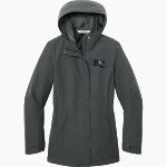Barton College Official Store of the Bulldogs <span class="pdp-name-mascot">Barton Bulldogs</span> Port Authority Women's C-FREE Rain Jacket Front Thumbnail