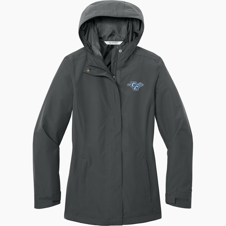 CCSU Blue Devils Port Authority Women's C-FREE Rain Jacket