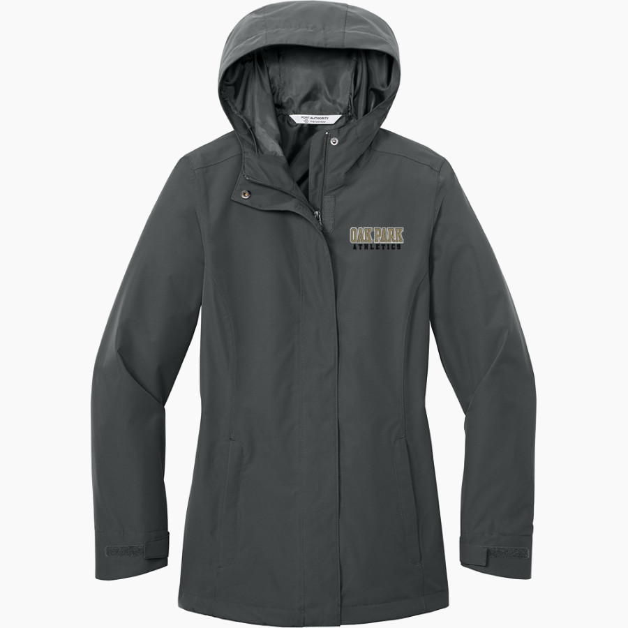OAK PARK HIGH SCHOOL EAGLES <span class="pdp-name-mascot">OAK PARK EAGLES</span> Port Authority Women's C-FREE Rain Jacket
