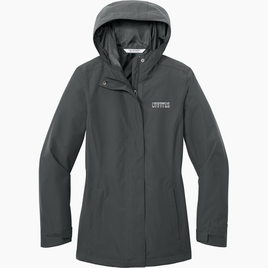 HERON LAKE-OKABENA Coyotes <span class="pdp-name-mascot">HERON LAKE - OKABENA Coyotes</span> Port Authority Women's C-FREE Rain Jacket