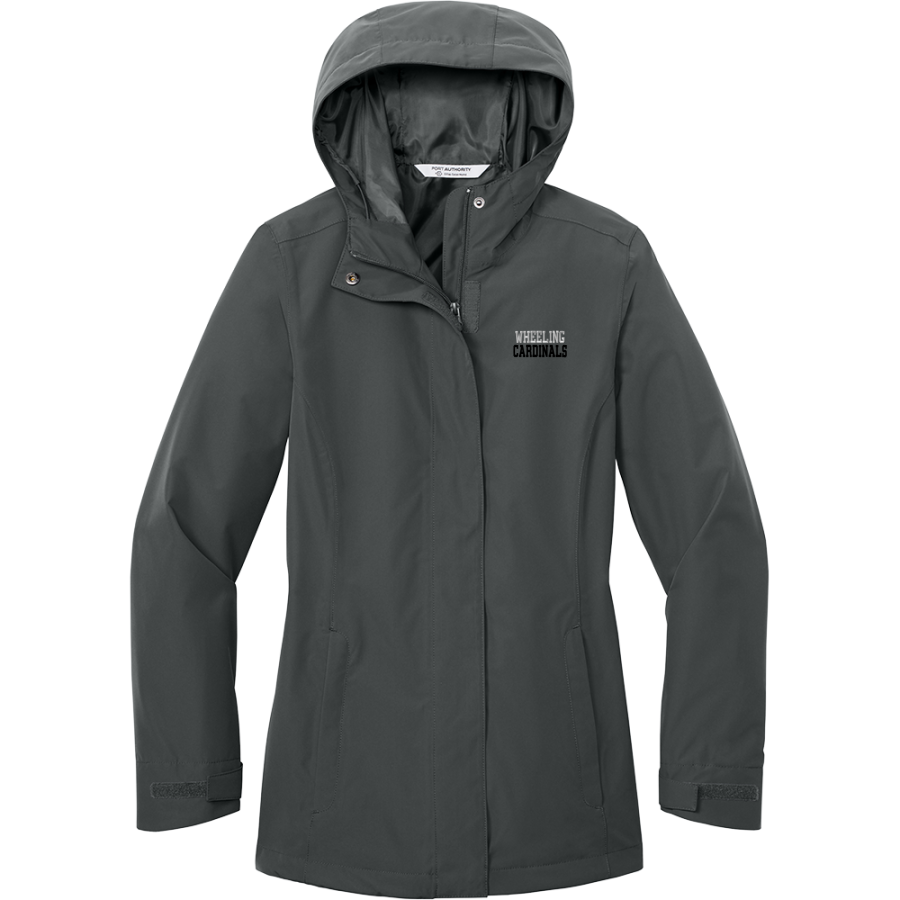 Wheeling University Cardinals Online Store <span class="pdp-name-mascot">Wheeling University Cardinals</span> Port Authority Women's C-FREE Rain Jacket