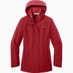 Eleva-Strum Cardinals Port Authority Women's C-FREE Rain Jacket Front Thumbnail