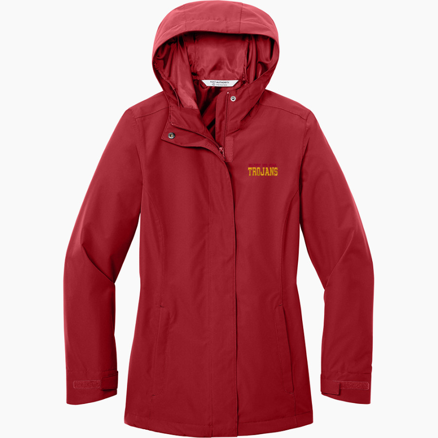 HILLCREST HIGH SCHOOL TROJANS <span class="pdp-name-mascot">Hillcrest High School TROJANS</span> Port Authority Women's C-FREE Rain Jacket