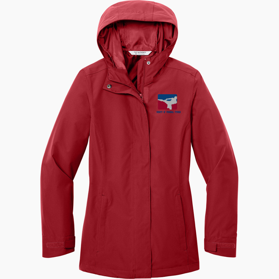 University of Personal Fitness University of Personal Fitness <span class="pdp-name-mascot">University of Personal Fitness</span> Port Authority Women's C-FREE Rain Jacket