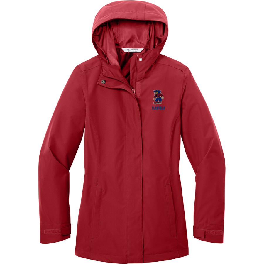 Plainfield Quakers <span class="pdp-name-mascot">Plainfield Quakers</span> Port Authority Women's C-FREE Rain Jacket
