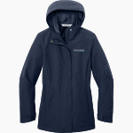 Springbrook Blue Devils <span class="pdp-name-mascot">Springbrook Blue Devils</span> Port Authority Women's C-FREE Rain Jacket Front Thumbnail