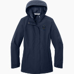 Clarion Golden Eagles <span class="pdp-name-mascot">Clarion - Penn West University Golden Eagles</span> Port Authority Women's C-FREE Rain Jacket Front Thumbnail