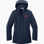 PURCELL MARIAN CAVALIERS official sideline store Port Authority Women's C-FREE Rain Jacket Front Thumbnail