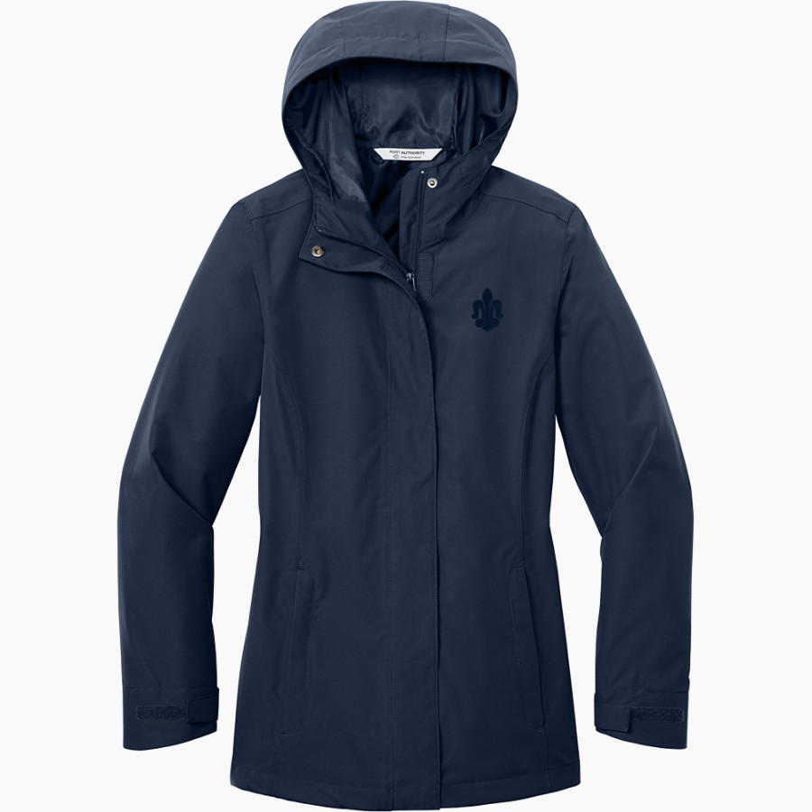 Saint Peter High School SAINTS ONLINE STORE <span class="pdp-name-mascot">Saint Peter Saints</span> Port Authority Women's C-FREE Rain Jacket