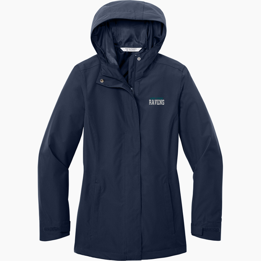 AUBURN RIVERSIDE HIGH SCHOOL RAVENS <span class="pdp-name-mascot">AUBURN RIVERSIDE RAVENS</span> Port Authority Women's C-FREE Rain Jacket