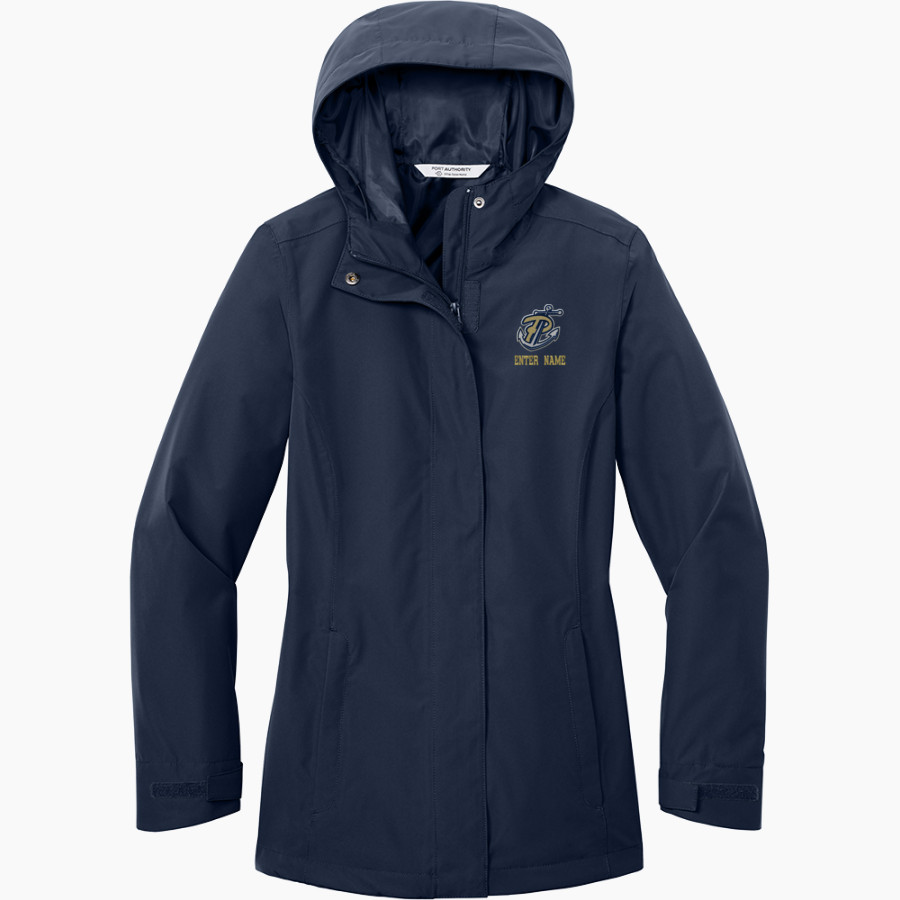 PEARL HIGH SCHOOL PIRATES <span class="pdp-name-mascot">PEARL PIRATES</span> Port Authority Women's C-FREE Rain Jacket
