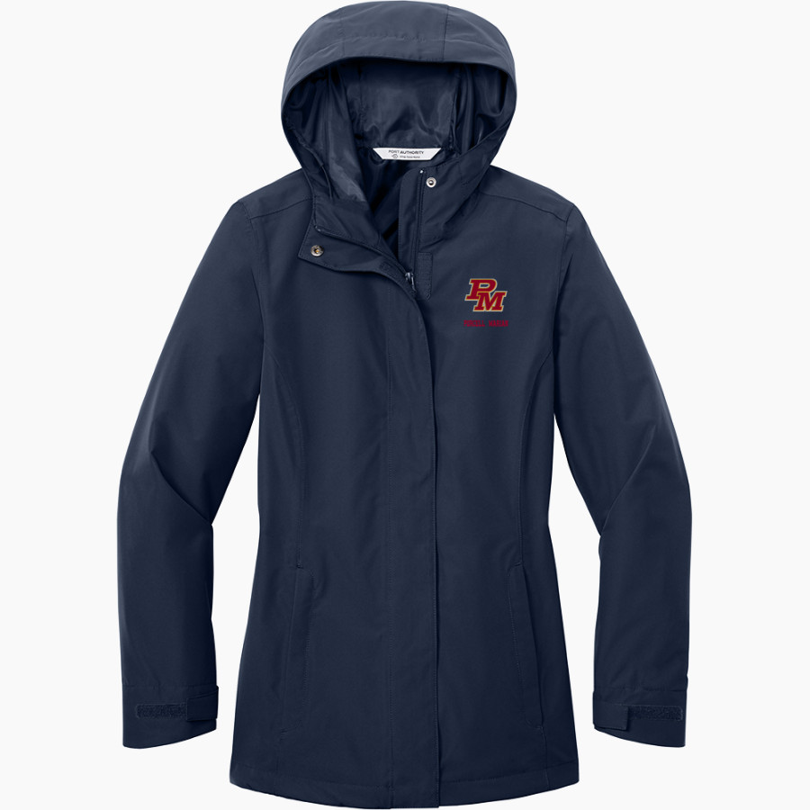 PURCELL MARIAN CAVALIERS official sideline store Port Authority Women's C-FREE Rain Jacket